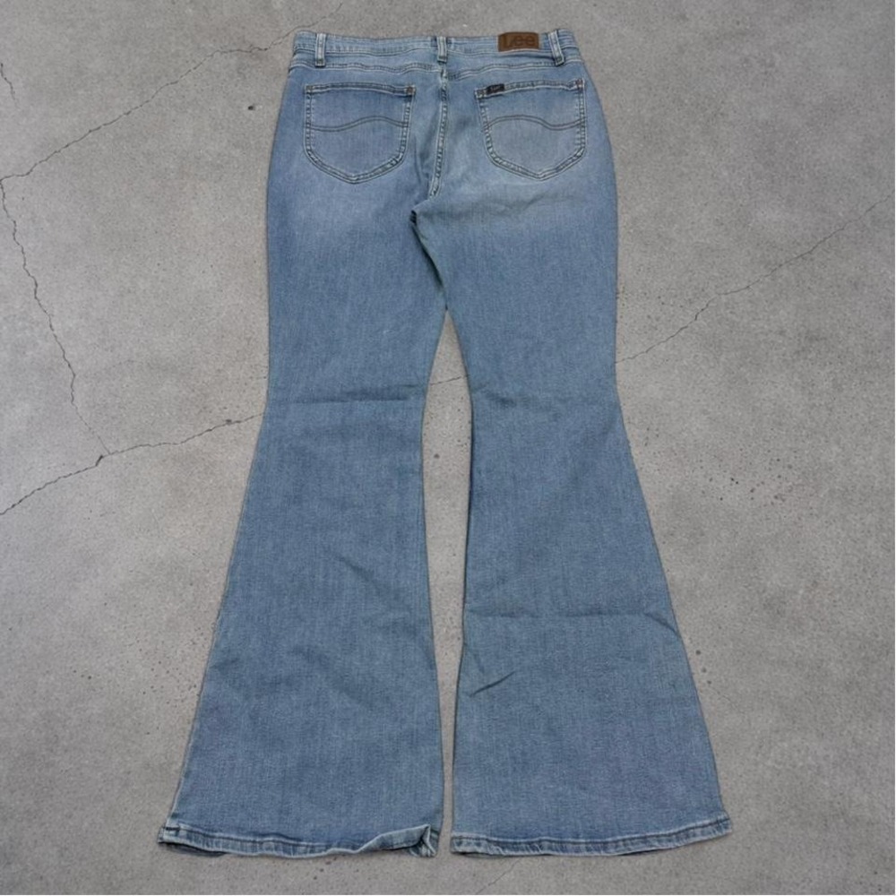 converse low rise flare jeans womens 14 button fly vintage style light wash boho